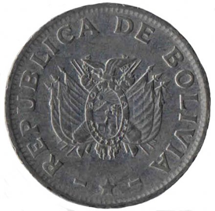 Боливия 50 сентаво 1987 год