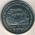 Либерия 1 доллар 1999 год