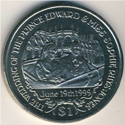 Либерия 1 доллар 1999 год