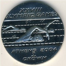Остров Мэн 1 крона 2003 год