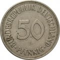ФРГ 50 пфеннигов 1967 год (J)