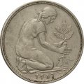 ФРГ 50 пфеннигов 1967 год (J)