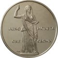 Остров Мэн 1 крона 2012 год - Юнона Монета