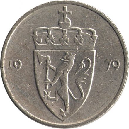 Норвегия 50 эре 1979 год