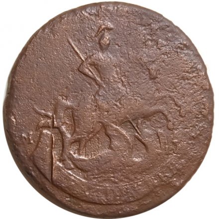 2 копейки 1788 год ММ (гурт сетчатый) Екатерина II (1762 - 1796) - VG