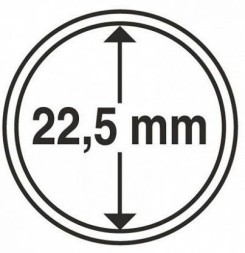 Капсула для хранения монет диаметром 22,5 мм (Россия)