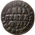 1 копейка 1713 год МД Пётр I (1699 - 1725) - F+