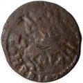 1 копейка 1713 год МД Пётр I (1699 - 1725) - F+
