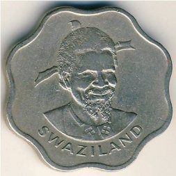 Свазиленд 10 центов 1974 год