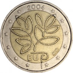 Финляндия 2 евро 2004 год - Расширение Европейского Союза