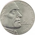 США 5 центов 2005 год - Выход к океану (D)