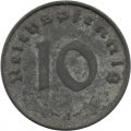 Третий Рейх 10 рейхспфеннигов 1943 год (J)