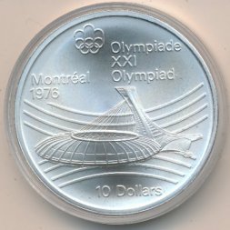 Канада 10 долларов 1976 год