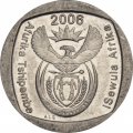 ЮАР 1 рэнд 2006 год - Спрингбок (антилопа-прыгун)