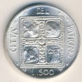 Ватикан 500 лир 1977 год