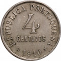 Португалия 4 сентаво 1919 год