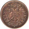 Австрия 1 геллер 1900 год