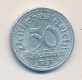 Веймарская республика 50 пфеннигов 1921 год (A)