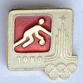 Значок. Олимпиада. Москва 1980. Баскетбол