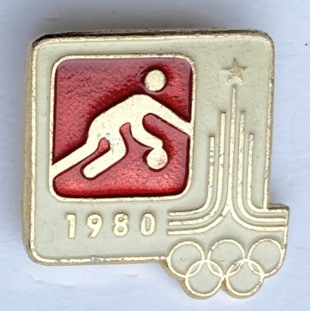 Значок. Олимпиада. Москва 1980. Баскетбол