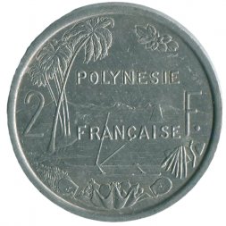 Французская Полинезия 2 франка 2003 год 