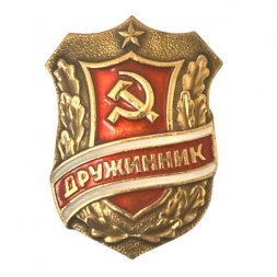 Значок Дружинник. СССР 