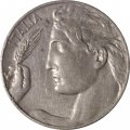 Италия 20 чентезимо 1921 год - Король Виктор Эммануил III