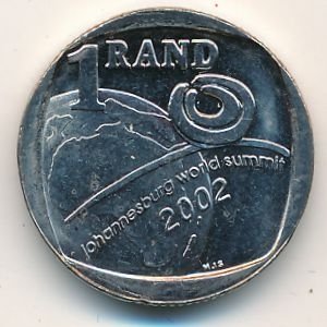 ЮАР 1 рэнд 2002 год - Саммит