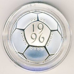 Великобритания 2 фунта 1996 год - Чемпионат Европы по футболу (серебро)