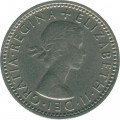Великобритания 6 пенсов 1961 год