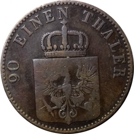 Пруссия 4 пфеннига 1847 год (A)