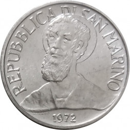 Сан-Марино 1 лира 1972 год - Святой Марин