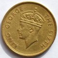 Гонконг 10 центов 1949 год - Король Георг VI