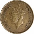 Гонконг 10 центов 1949 год - Король Георг VI