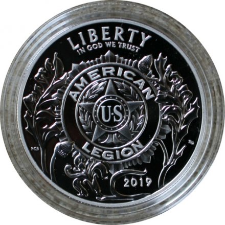 США 1 доллар 2019 год - 100-летие Американского легиона Proof