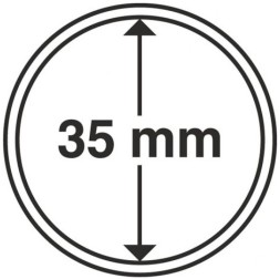 Капсула для хранения монет диаметром 35 мм (Россия)