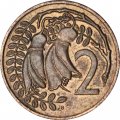 Новая Зеландия 2 цента 1976 год - Цветки куаваи 