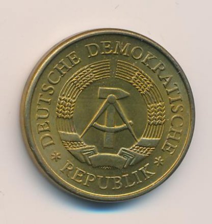 ГДР 20 пфеннигов 1989 год (A)