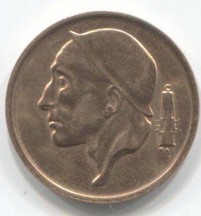 Бельгия 50 сантимов 1968 год BELGIQUE