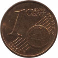 Германия 1 евроцент 2008 год (D)