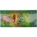 Соломоновы острова 50 долларов 2017 год - Ящерицы Гекконы XF