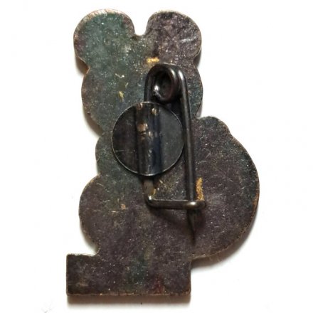 Значок Электросила. Олимпийский мишка, тяжелый