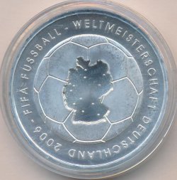 Германия 10 евро 2003 год - Чемпионат мира по футболу 2006, Германия