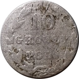 Польша 10 грошей 1830 год (KG) - Николай I - VG