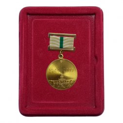 Медаль "В честь 65-летия полного освобождения Ленинграда от фашистской блокады" (в футляре, копия)