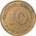 ФРГ 10 пфеннигов 1981 год - G