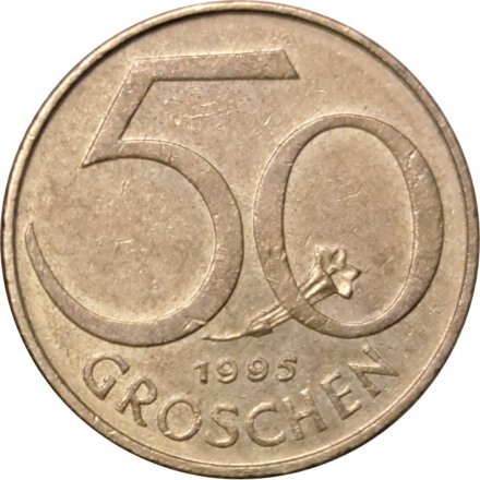 Австрия 50 грошей 1995 год
