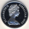 Гибралтар 1/2 кроны 1993 год