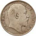 Британская Индия 1 рупия 1904 год (без отметки монетного двора)