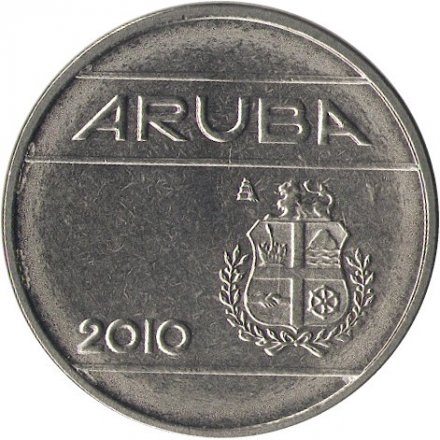 Аруба 25 центов 2010 год